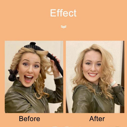 Silk Heatless Curling Set - Effortless Curls for Long & Medium Hair in Pink or Purple